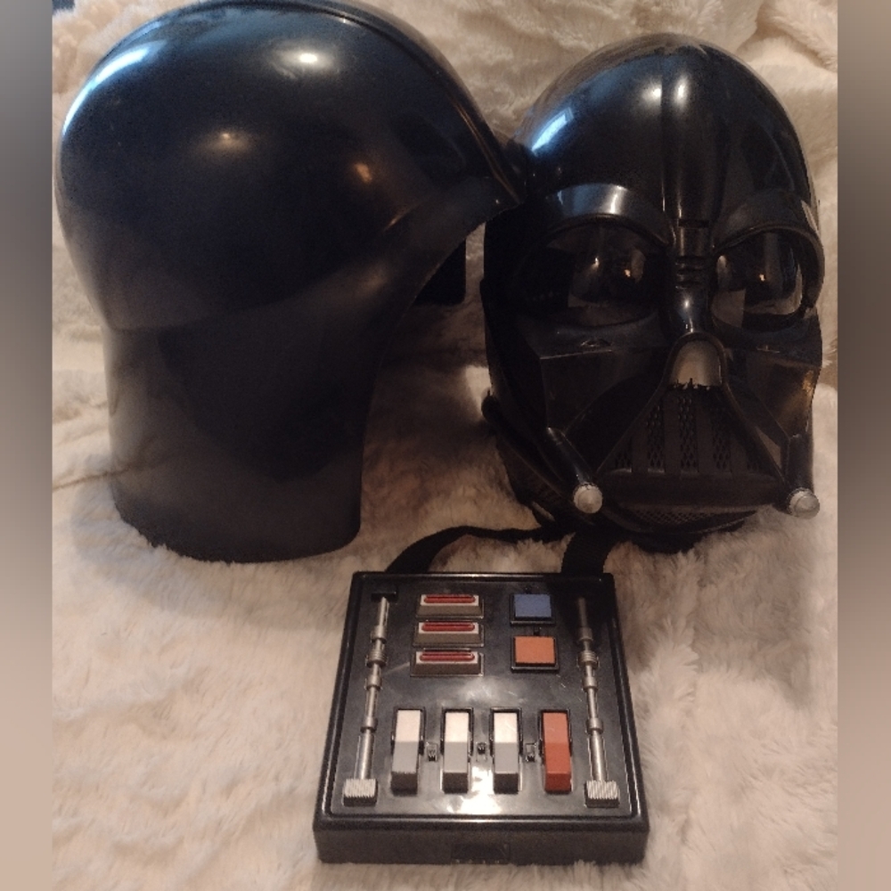 Star Wars Darth Vader Voice Changer Adult Mask Hasbro 2004  Tested Working - Picture 8 of 12